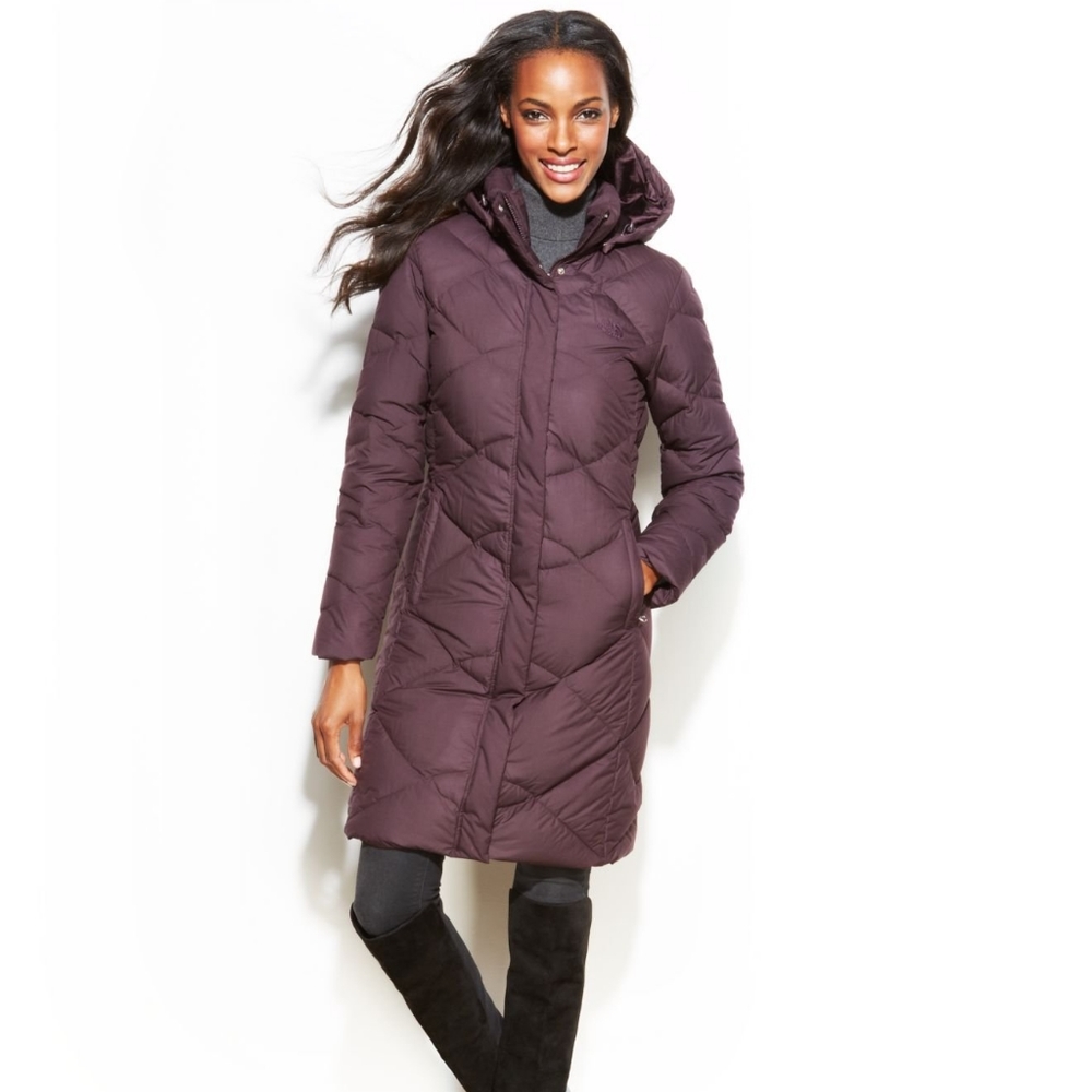 Purple North Face Miss Metro Parka Small